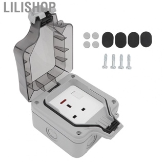 Lilishop Wall Outlets Switches  Switch Buckle 250V 13A Electrical Wall Outlet Socket UK Plug  Theft  for Industrial Use
