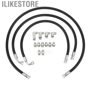 Ilikestore Transmission Cooler Hose Metal Heavy Duty Transmission Cooler Lines for Car