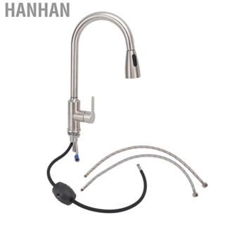 Hanhan Pull Down Kitchen Faucet  Kitchen Stainless Steel Faucet Pull Out  for Household for Kitchen