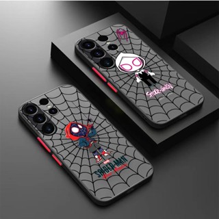 เคสโทรศัพท์มือถือ ผิวด้าน ลายสไปเดอร์แมน สําหรับ Samsung Galaxy Spider Man J4 J5 J6 J7 J8 PLUS PRIME PRO M10 M20 M23 M30S M31 M32 M33 M51 M52 M53 M62 S23 S22 ULTRA 5G