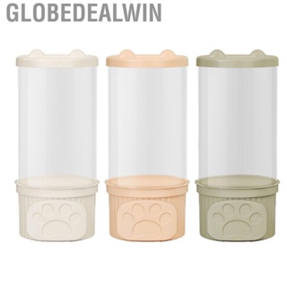 Globedealwin Toy Display Container  Toy Storage Container  Dust Cute  Paw Print Transparent  for Nursery