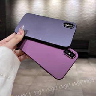 เคสแข็ง PC ผิวด้าน แบบบางพิเศษ กันกระแทก หรูหรา สําหรับ iPhone 7plus 8plus X XS XR XSMAX iPhone 11