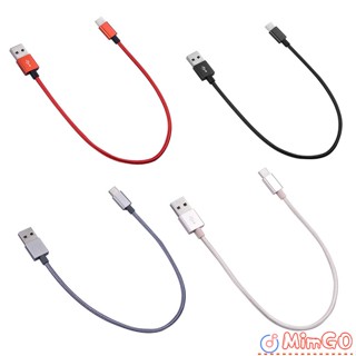 Go 3a สายชาร์จ Usb Type C ซิงโครไนซ์ข้อมูล ชาร์จเร็ว 30 ซม. สําหรับโทรศัพท์มือถือ คอมพิวเตอร์ แท็บเล็ต