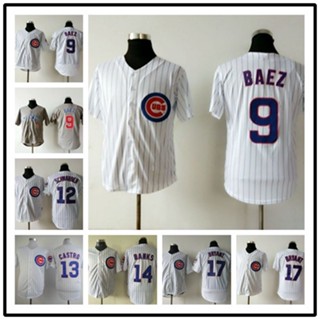 เสื้อกีฬาเบสบอล ปักลาย Mlb Jersey Cubs Chicago Cubs Fan Edition สําหรับผู้ชาย