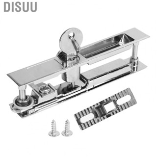 Disuu Hook Mortise Lock  Zinc Alloy Easy To Use Wear Resistant Safety Hook Deadbolt with Keys for Sliding Door