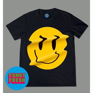  พิมพ์ลาย SMILEY DISTORT  T-SHIRT