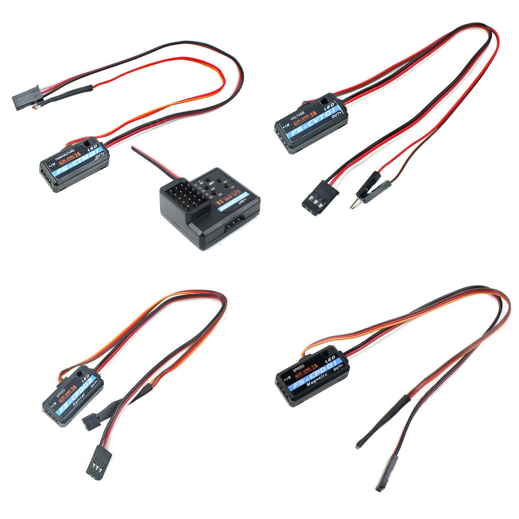 FlySky FS-CEV04 FS-CPD01 FS-CPD02 FS-CTM01 CVT01 อุณหภูมิ Telemetry ข้อมูลโมดูลสําหรับ FS i6 i10 iT4