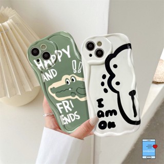 เคสโทรศัพท์มือถือนิ่ม ขอบโค้ง ลายการ์ตูนไดโนเสาร์ 3D สําหรับ Oppo A5s A12 A16 A54 A55 A15 A9 A74 A31 A16s A92 A76 A17k A95 A7 A17 A54s A1k A53 A77 A52 A77s A96 A16E A5 A3s A16K A57