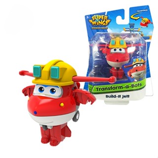 Super Wings S6 Tino ฟิกเกอร์หุ่นยนต์เครื่องบินแปลงร่าง ขนาดเล็ก 2 นิ้ว ของขวัญ ZQSO-&amp;&amp;*