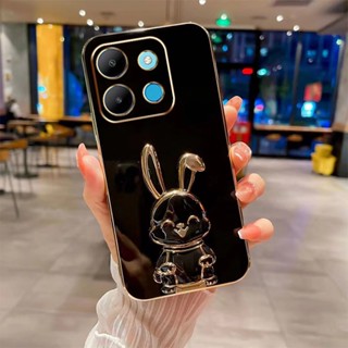 เคสโทรศัพท์มือถือ TPU ลายกระต่ายหน้ายิ้ม หรูหรา สําหรับ Infinix Note 30 Pro X678B