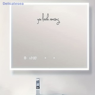 [Delicatesea] สติกเกอร์ไวนิล ลาย You Look Amazing สําหรับติดตกแต่งประตูห้องน้ํา 1 ชิ้น