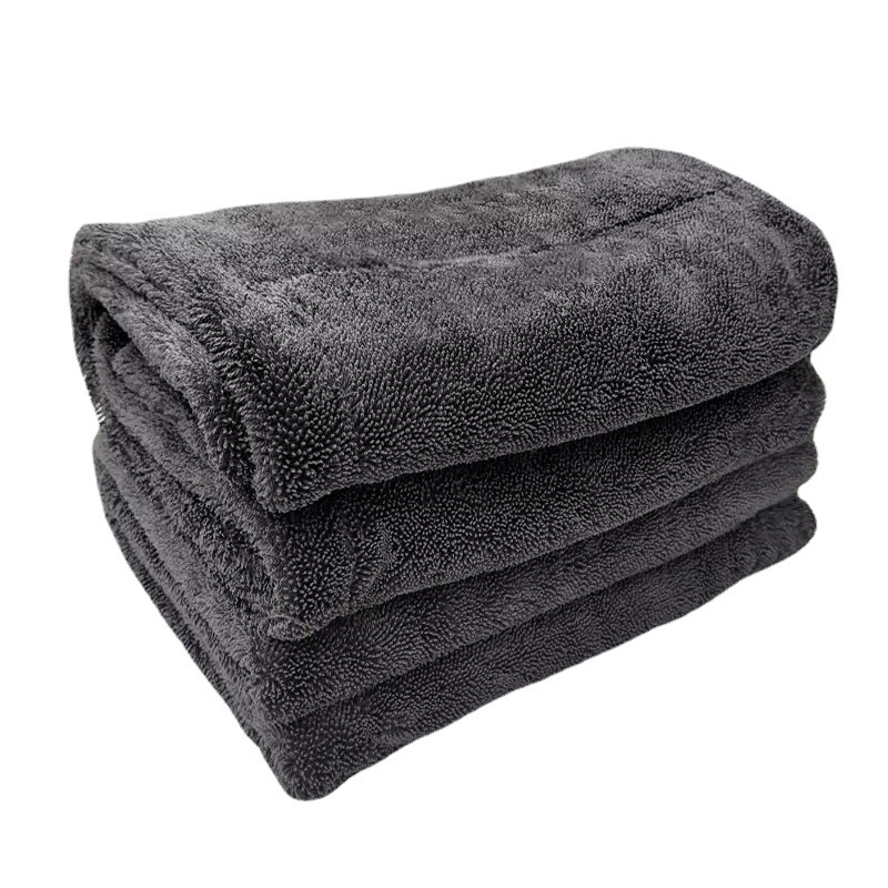 ผ้าเช็ดรถ ผ้าซับน้ำ Double Sided Twisted Drying Towel 1200 GSM ซับน้ำได้ทั้งคัน โดยไม่ต้องบิดน้ำ หนานุ่ม ปลอดภัยต่อสีรถ ราคา ถูกที่สุด ดีลบีเคเค แกลเลอรีภาพที่ 8