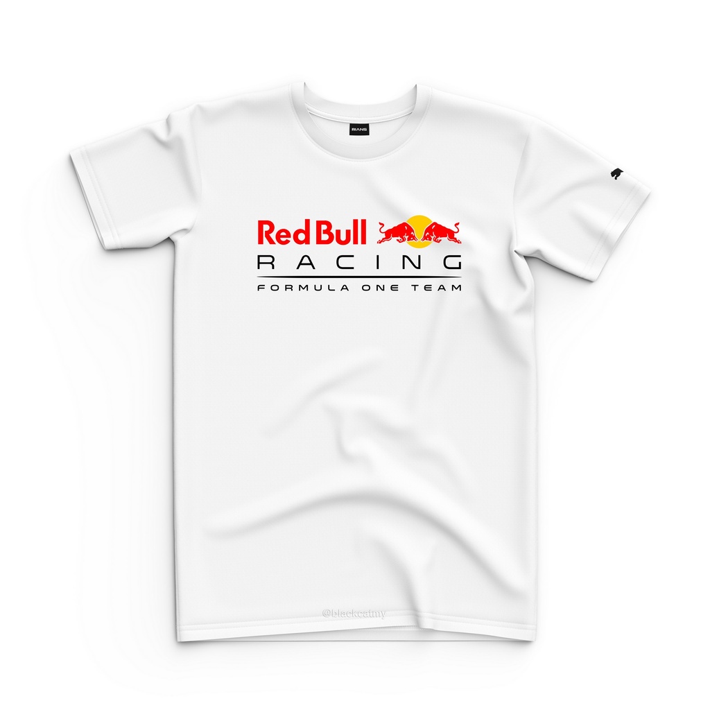 เสื้อยืดโลโก้ Red Bull Racing Formula 1 เสื้อยืด cotten