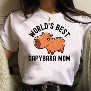 Capybara เสื้อยืด สไตล์ญี่ปุ่น ฮาราจูกุ สําหรับผู้หญิง Y2K