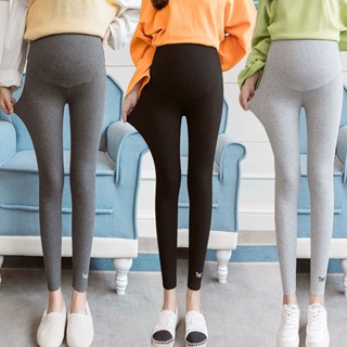 กางเกงคนท้องลำลอง กางเกงเลกกิ้งขายาวคนท้อง กางเกง leggings ขาเรียว ใส่สบาย