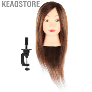 Keaostore Cosmetology Doll Head  Barber Shop Accessory Portable Durable Mannequin for Knitting Curling