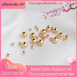 💖เครื่องประดับ DIY ขายส่ง💖ลูกปัด ชุบทอง 14K รูปดาว หกแฉก แฮนด์เมด สําหรับทําเครื่องประดับ สร้อยข้อมือ DIY[ลูกปัด/จี้/สร้อยคอ/สร้อยข้อมือ/กําไลข้อมือ/ต่างหู]