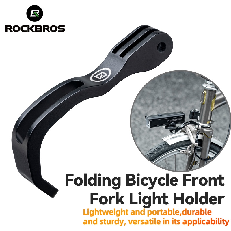 【TH Delivery】ROCKBROS แบร็คเก็ตยึดตะเกียบหน้าจักรยาน แบบพับได้ อุปกรณ์เสริม สําหรับกล้องแอคชั่น GoPro