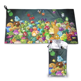 Plants Vs Zombies ผ้าขนหนูนุ่ม ดูดซับน้ําได้ดี แห้งเร็ว สําหรับเด็ก และผู้ใหญ่ 40x80 ซม.