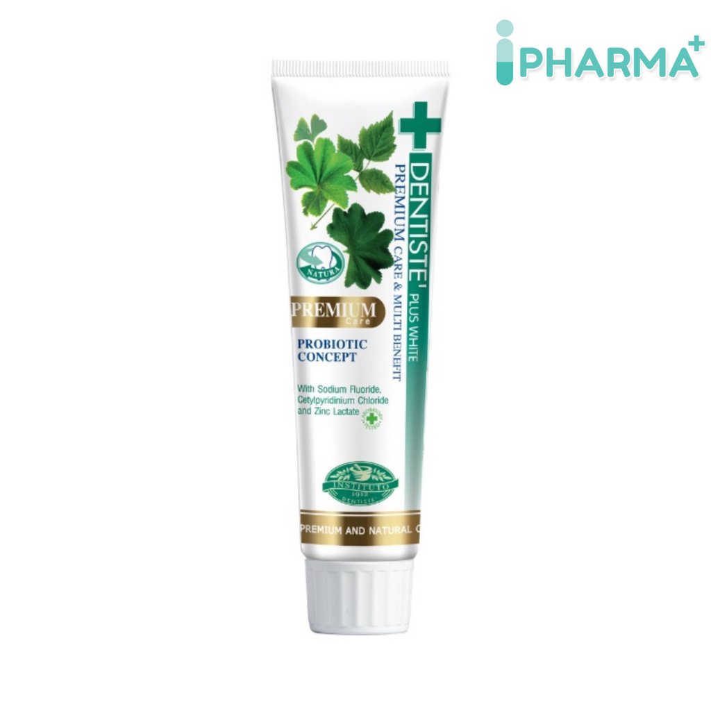 Dentiste' Premium Care Toothpaste Tube ยาสีฟันสูตรพรีเมี่ยมแคร์ หลอด ขนาด100 กรัม เดนทิสเต้ [iPha]