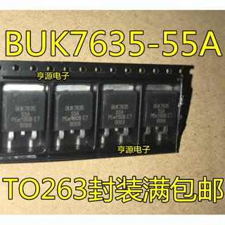 ชิปวงจรรวมทรานซิสเตอร์ไฟฟ้า BUK7635-55A BUK7635 TO-263 สําหรับ AUDI J518 Ecu 10 ชิ้น