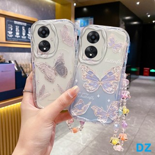 เคส OPPO A78 5G 2023 กรณีโทรศัพท์ซิลิโคนน่ารักพร้อมสร้อยข้อมือ TY2