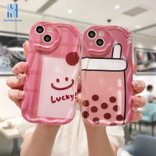 เคสโทรศัพท์มือถือแบบนิ่ม ลายการ์ตูนชานมน่ารัก 3D ขอบโค้ง สําหรับ Samsung A02S A20 A32 A50S A30S A52S A30 A13 A14 A22 A23 A04 A04S A52 A51 A24 A12 A03 A03S A50 M12 M22 M32 A125 A13 Lie A14 LTE A037F F12 M04 M10S M02S A025 A205 A305 F02S