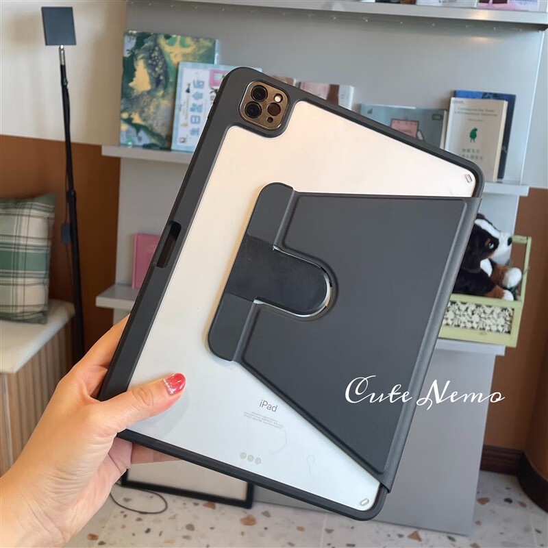 360 หมุนพร้อมปลอกที่ใส่ดินสอสําหรับ iPad Air 4 10.9 10.2 10.5 นิ้ว I Pad Pro 11 2022 10th air5 mini6