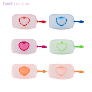 Familiesandhot&gt; กล่องทิชชู่เปียก ที่ใส่ทิชชู่ ที่ใส่หน้ากาก แบบพกพา อย่างดี