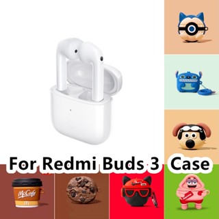 【Trend Front】เคสหูฟัง แบบนิ่ม ลายการ์ตูนน่ารัก สําหรับ Redmi Buds 3 Redmi Buds 3