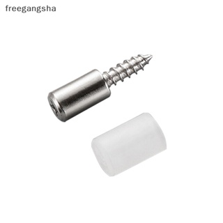 [FREG] สกรูกรีดเอง พร้อมปลอกยาง กันลื่น สําหรับตู้เสื้อผ้า กระจก 10 ชิ้น FDH