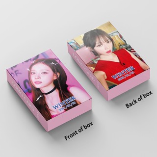 โปสการ์ดโลโม่ อัลบั้มรูปภาพ MY WORLD WINTER AESPA Kpop ราคาถูก จํานวน 55 ชิ้น ต่อกล่อง