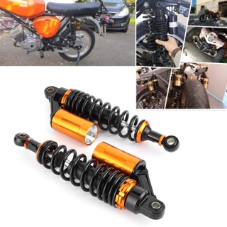 OObike 2 pcs 340mm/13.38in Air Shock Absorbers ช่วงล่างด้านหลัง Damper สำหรับรถจักรยานยนต์ Dirt Bike