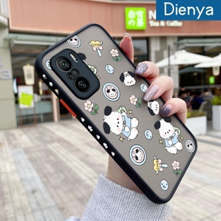 เคสโทรศัพท์มือถือ ซิลิโคนนิ่ม ใส กันกระแทก ลายการ์ตูนหมี ดอกไม้ สําหรับ Xiaomi MI POCO F3 Redmi K40 K40 Pro