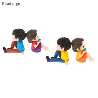 [RiseLarge] ใหม่ ตุ๊กตาคู่รัก ขนาดเล็ก DIY สําหรับตกแต่ง 1 คู่