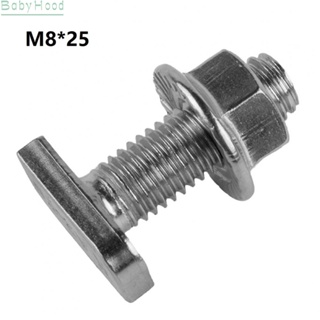 【Big Discounts】16 Piece M8 Hammer Head Screws with Flange Nuts DIN 6923 304 Stainless Steel#BBHOOD