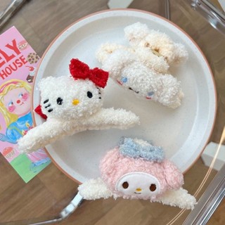 SANRIO กิ๊บติดผม รูปตุ๊กตาการ์ตูน Hello Kitty น่ารัก สไตล์ฝรั่งเศส สําหรับผู้หญิง