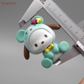 [Asegreen] ฟิกเกอร์การ์ตูนอนิเมะ My Melody Kuromi KT Cat Pochacco สําหรับตกแต่งเค้กวันเกิด DIY