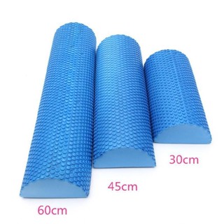 30/45/60cm Half Round EVA foam Yoga Roller Fitness Gym Exercise Massage Float