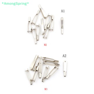 Amongspring&gt; ใหม่ แคลมป์หัวจับดอกเคลวิส โลหะ M2 M3 สําหรับเครื่องบินบังคับ เรือ รถยนต์ 10 ชิ้น