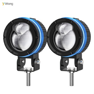 Yt- ไฟตัดหมอกสปอตไลท์ LED M8 90w 9000lm 6000k 3000k กันน้ํา สําหรับรถจักรยานยนต์ Ip68 1 คู่