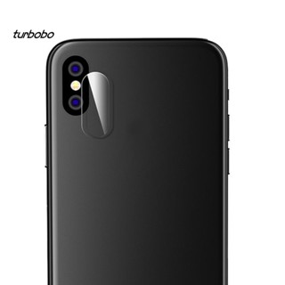 Turbobo ฟิล์มกระจกนิรภัยกันรอยเลนส์กล้องด้านหลัง 7.5H สําหรับ Apple iPhone X