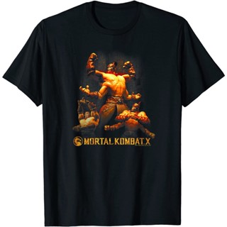 มีความสุข ผ้าฝ้ายคอกลมMortal Kombat X Goro เสื้อยืด - เสื้อยืดผู้ชาย - เสื้อยืดผู้หญิง - เสื้อยืดผู้ชาย - เสื้อยืดผู้หญิ