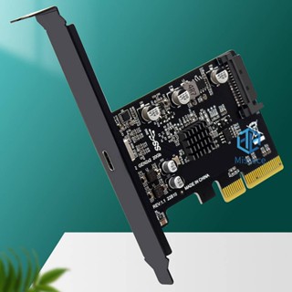 อะแดปเตอร์การ์ด USB 3.2 PCI Express 20Gbps USB PCIE Type C PCI-Express เป็น USB 3.2 Gen 2