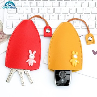 Openmall เคสกุญแจรถยนต์ หนัง PU แบบดึงออก ลายการ์ตูนสัตว์ สร้างสรรค์ สําหรับจัดระเบียบ G6T9