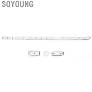 Soyoung CD Number Buttons Sequins Car Decorative