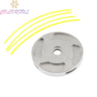 【COLORFUL】Mowing Head Durable Round Shape Silver Universal Weight 165g Aluminum Alloy