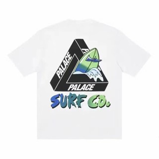 เสื้อยืดแขนสั้น ผ้าฝ้าย พิมพ์ลาย Palace SSSTRI-SURFCO ทรงสามเหลี่ยม สําหรับผู้ชาย และผู้หญิง