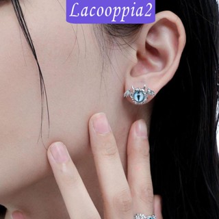 [Lacooppia2] ต่างหูสตั๊ด รูปตาชั่วร้าย สําหรับงานหมั้น ปาร์ตี้วันเกิด