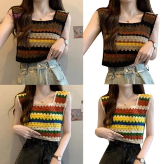 เสื้อเชิ้ต คอสี่เหลี่ยม เปิดหลัง สีสันสดใส สําหรับผู้หญิง